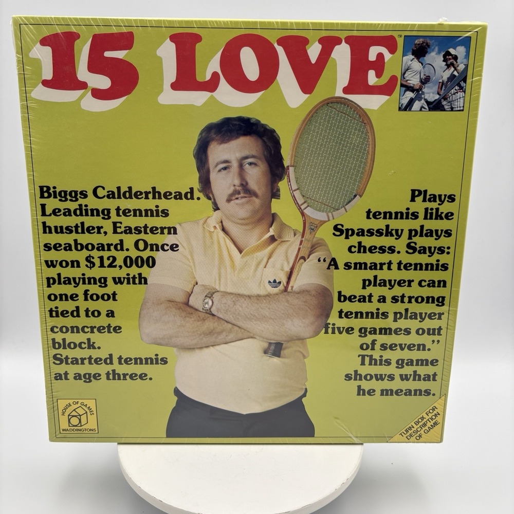Waddingtons Board Game "15-Love" Vtg new sealed  1975 House of Games Rare